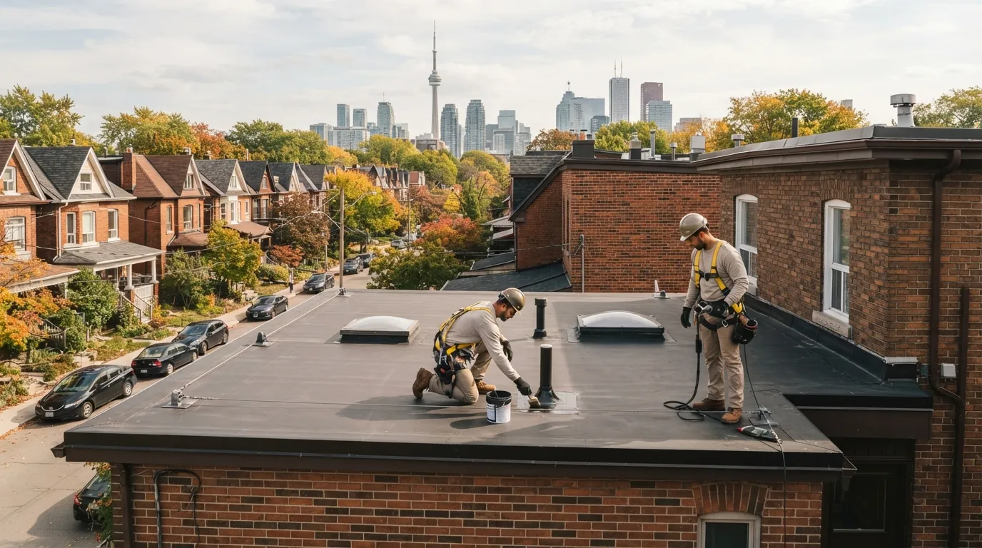 Flat Roof Maintenance for Toronto Homes & Small Commercial